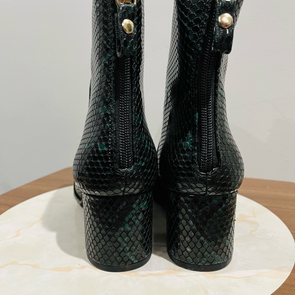 UO faux snakeskin ankle boots - Picture 3 of 4